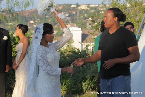 Behind The Scenes Letoya Luckett Walks Down The Aisle In